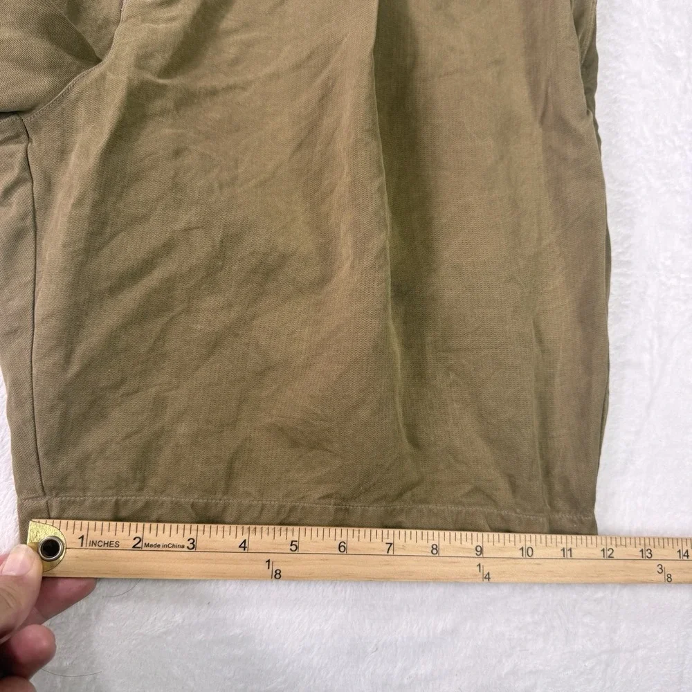 Tommy Bahama Shorts Mens 42 Brown Island Zone Relax‎ Silk Chino Resort Pleated